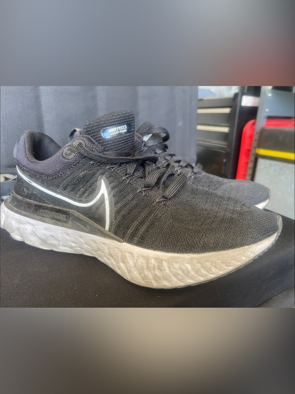 Nike Air Zoom Infinity Run Men’s Size 9 Black